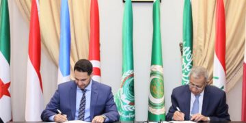 عبدالغفار يوقع مذكرة تفاهم بين المنطقة الحرة جليانا بليبيا ومعهد تدريب الموانئ وشركة الحلول المتكاملة