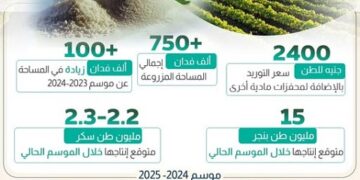 “مركز معلومات الوزراء” يرصد طفرة في القطاع الزراعي المصري وجهود تحقيق الأمن الغذائي