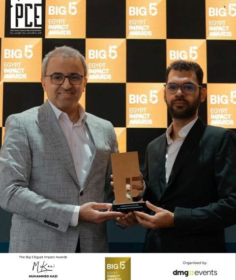 “PCE” تفوز بجائزة Big 5 Egypt لأفضل شركة في فئة الهندسة المعمارية في مصر 2025
