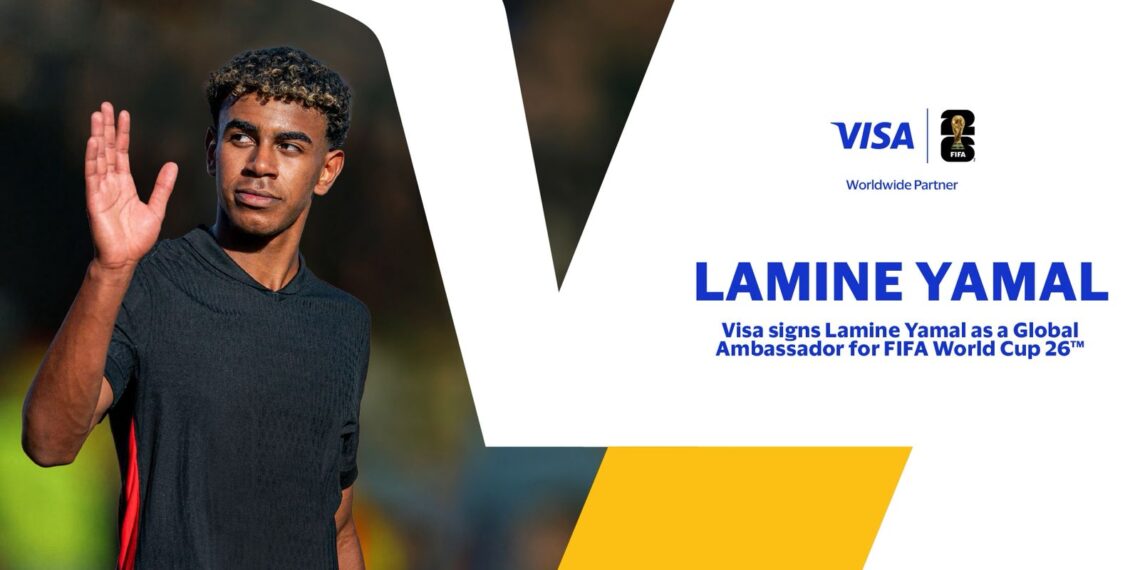 Visa تختار “لامين يامال” سفيراً عالمياً لبطولة كأس العالم 2026
