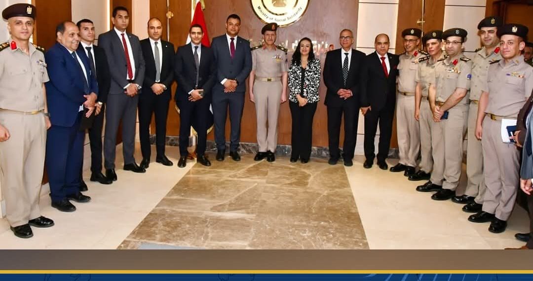 وزارة التضامن تفتتح مركز سيطرة الشبكة الوطنية للطوارئ بالتعاون مع إدارة الإشارة للقوات المسلحة