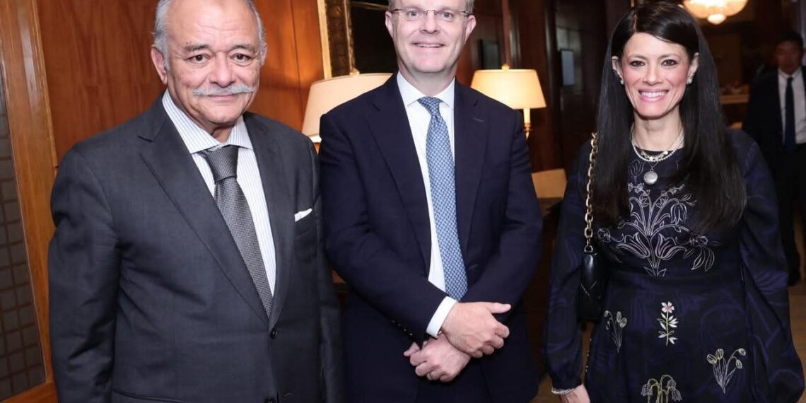 الدكتورة رانيا المشاط نُثمن جهود السفير البريطاني بالقاهرة في تعزيز الشراكة لتمكين القطاع الخاص