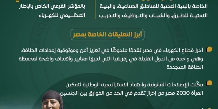 مصر تحتل المركز الثاني إفريقيًا في مؤشر توصيل الخدمات العامة لعام 2024
