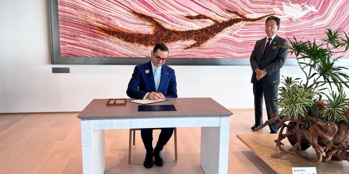 • “الخطيب”: الاحتفال باليوم الوطني لمصر يعد احتفالًا بالصداقة والثقة والتطلعات المشتركة بين مصر واليابان