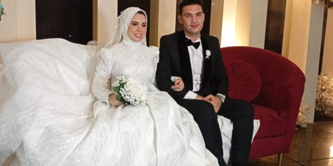 زفاف النقيب مصطفي محمد لطفي، على الدكتورة مي ابراهيم