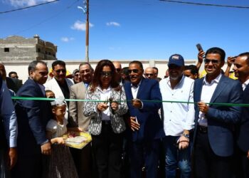 وزيرة التنمية المحلية ومحافظ مطروح يفتتحان مجزر مدينة الحمام المطور 