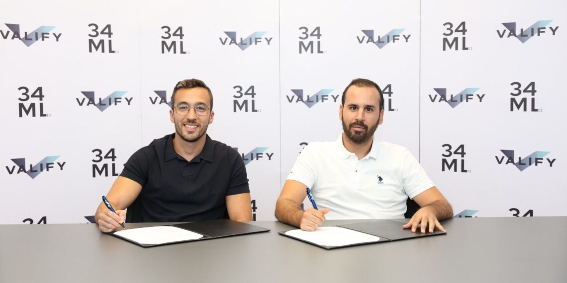 شراكة بين شركتي “فاليفاي سولوشنز” و “34ML” لإطلاق منصة KNFRM لتعزيز التحول الرقمي