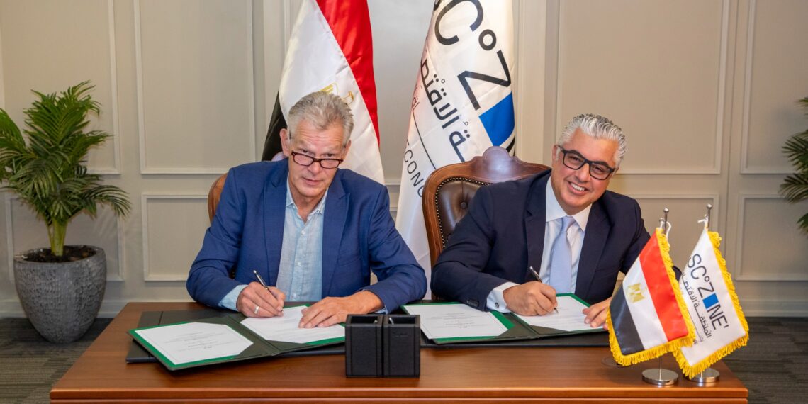 اقتصادية قناة السويس توقع مشروع “صن جاردن” الألماني للأقمشة والمفروشات بالقنطرة غرب