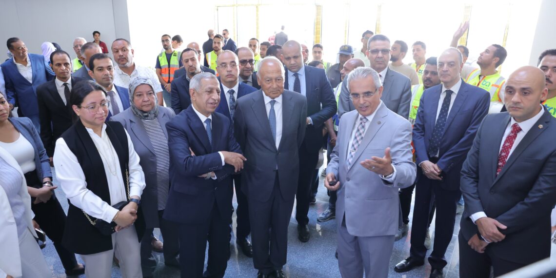 الأمين العام للجامعة العربية يفتتح المرحلة الأولى لكلية الهندسة والتكنولوجيا بفرع الأكاديمية العربية بالعلمين الجديدة