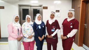 العاملات في مبنى الدوران الجديد