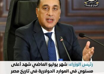 بالانفوجراف.. يوليو الماضي يشهد أعلى موارد دولارية بحوالي 8.5 مليار دولار