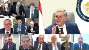 وزارة البترول والثروة المعدنية تتابع نجاح حفر البئر الاستكشافي شمال لوتس العميق-1 