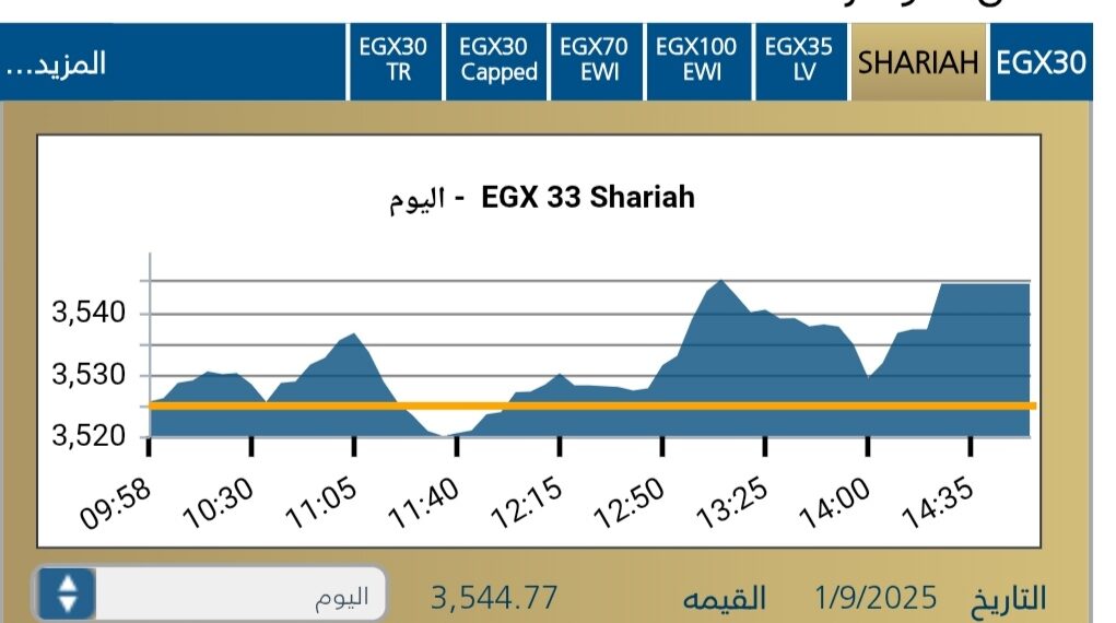 المؤشر الرئيسى EGX30