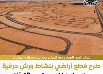 طرح ۱۷ قطعة أرض حرفية بمساحة ٣٠٠م للقطعة بالحي السابع بمدينة المنيا الجديدة