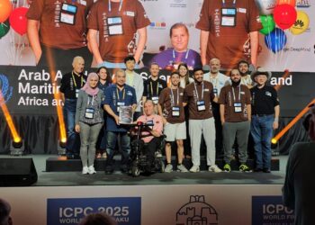 الأكاديمية العربية تتصدر مسابقة ICPC للبرمجة على مستوى العرب وأفريقيا