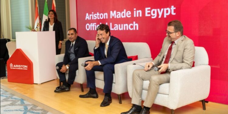 أريستون تعلن بدء التصنيع المحلي لأحدث سخانات المياه بتكنولوجيا إيطالية متطورة في مصر