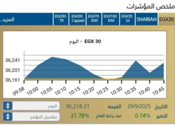 المؤشر الرئيسى EGX30
