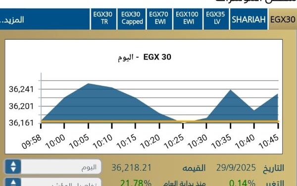المؤشر الرئيسى EGX30