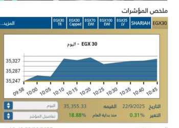المؤشر الرئيسى EGX30