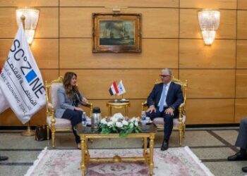 رئيس اقتصادية قناة السويس يستقبل السفيرة الأمريكية بالقاهرة ووفد من كبريات الشركات الأمريكية