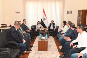 زياره لشركة مصر للغزل والنسيج وصباغي البيضا بكفر الدوار