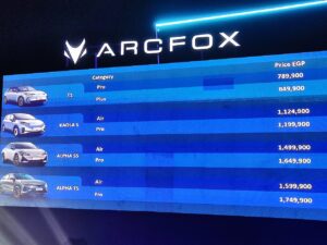 مجموعة (EIM) للسيارات تطلق علامتها التجارية للسيارات الكهربائية "ARCFOX