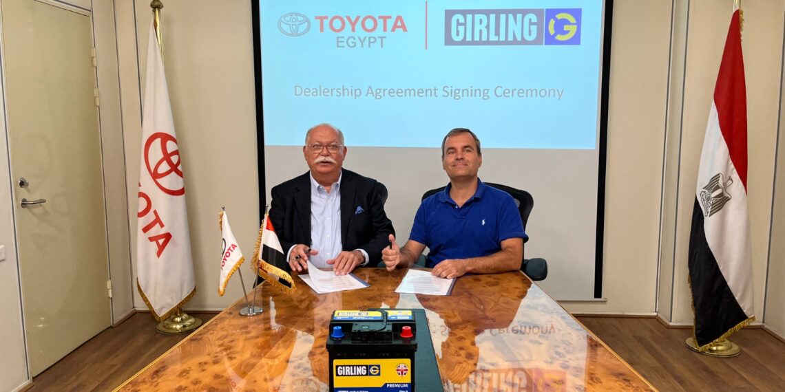 مجموعة شركات تويوتا إيجيبت توقّع شراكة تعاون جديدة مع شركة VT Batteries الإسبانية