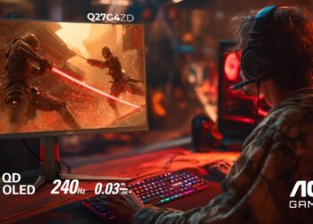 AOC تطلق شاشة الألعاب المتطورة Q27G4ZD بتقنية QD-OLED