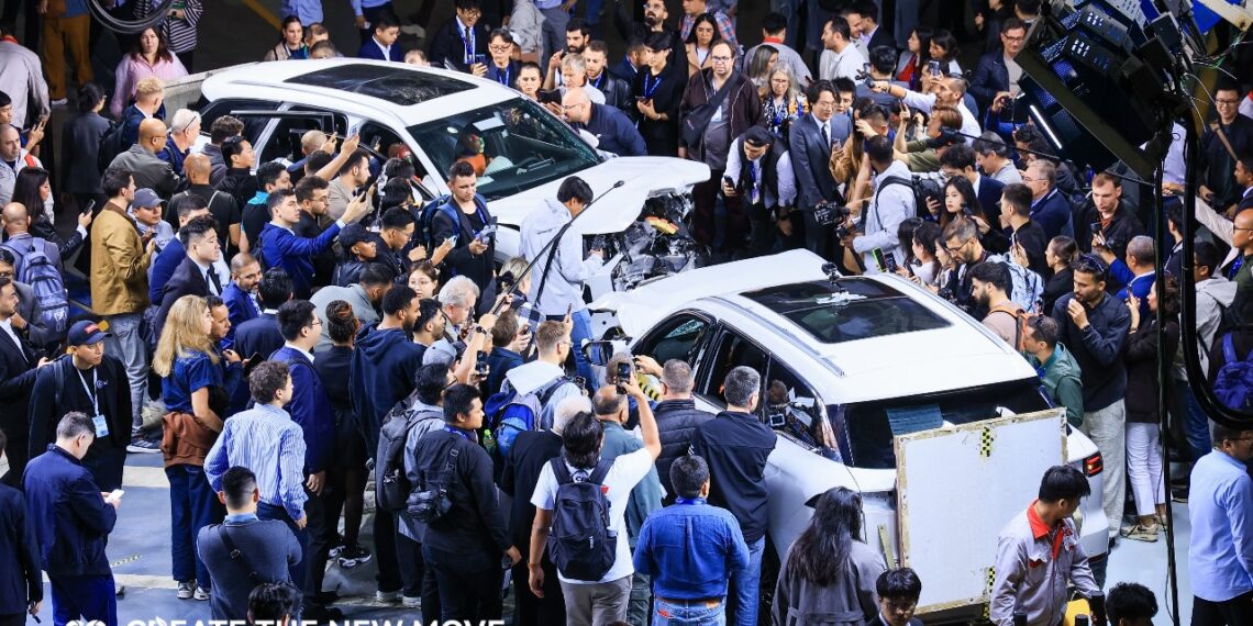 TIGGO9 تواجه اختبار التصادم الجانبي بزاوية 15 درجة بفلسفة مستوحاة من فن التاي تشي