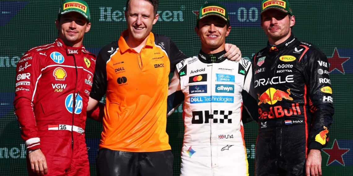 نوريس يفوز بجدارة ، ويصعد لصدارة بطولة السائقين مؤقتاً