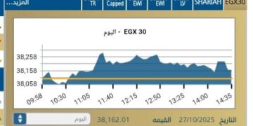 البورصة المصرية تغلق على صعود جماعي للمؤشرات بدعم من مشتريات المؤسسات المحلية