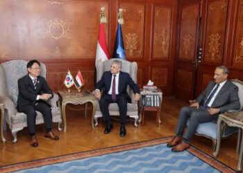 الفريق أسامة ربيع يلتقي المبعوث الخاص لرئيس جمهورية كوريا الجنوبية