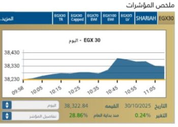 المؤشر الرئيسى EGX30