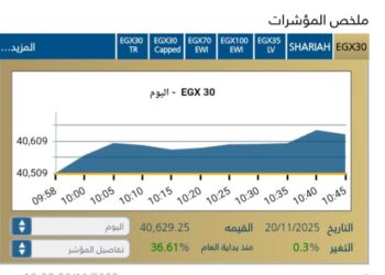المؤشر الرئيسى EGX30