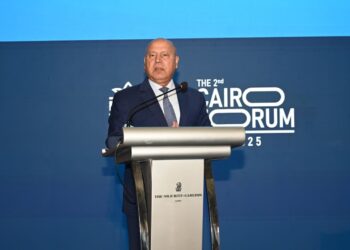 الفريق كامل الوزير خلال كلمته بفعاليات الجلسة الافتتاحية لمنتدى القاهرة في دورته الثانية