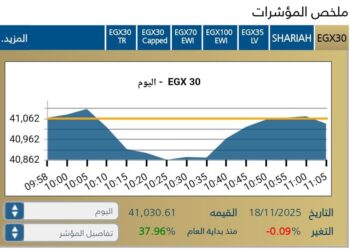 المؤشر الرئيسى EGX30