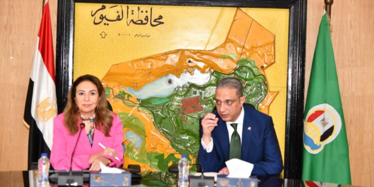 محافظ الفيوم ونائب وزير الاتصالات يناقشان خطط التعاون المشترك في تنفيذ التطوير المؤسسي الرقمي للمحافظة