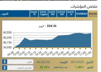 مؤشرات البورصة المصريه تتألق فى الافتتاح بقيادة القطاع المصرفى