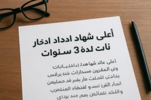 أعلى عائد شهادة ادخار ثابت لمدة 3 سنوات