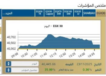 المؤشر الرئيسى EGX30