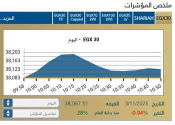 المؤشر الرئيسى EGX30