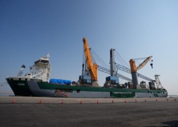 سكاي بورتس تستقبل رافعتين بمحطتها متعدّدة الأغراض