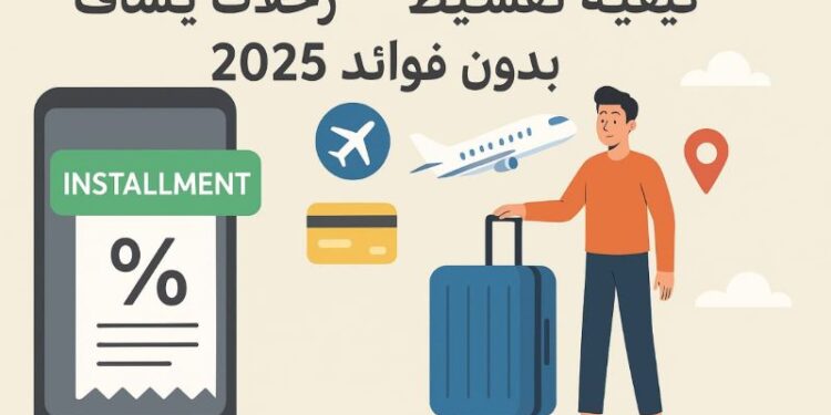 كيفية تقسيط رحلات السفر بدون فوائد "2025"