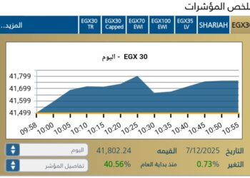 المؤشر الرئيسى EGX30