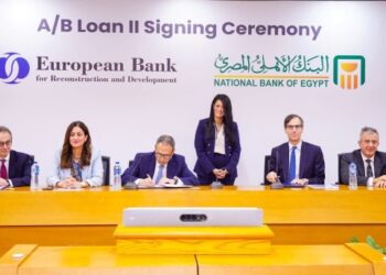 توقيع اتفاقية تمويل بين «البنك الأوروبي لإعادة الإعمار والتنمية» و«البنك الأهلي المصري» بـ 100 مليون دولار