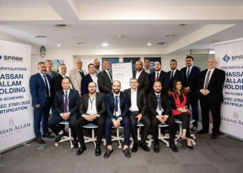 شركة «Spark Professional Services» تحتفل بنجاح حصول «حسن علام القابضة» على شهادة ISO 27001 لأمن المعلومات