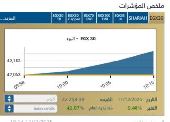 المؤشر الرئيسى EGX30