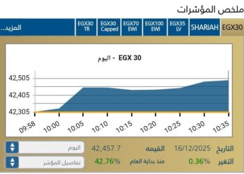 المؤشر الرئيسى EGX30