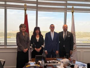 لقاء وزير الاستثمار بوفد اتحاد المستثمرات العرب