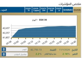 المؤشر الرئيسى EGX30